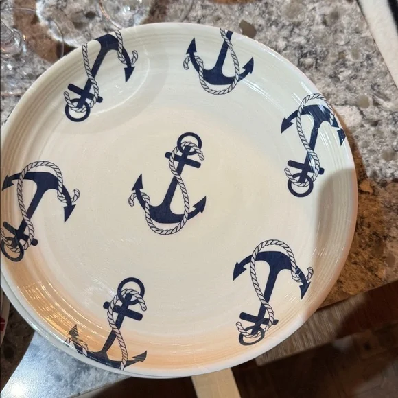 Nautical ⭐️ , stripes and anchors ⚓️ melamine - Picture 4 of 6